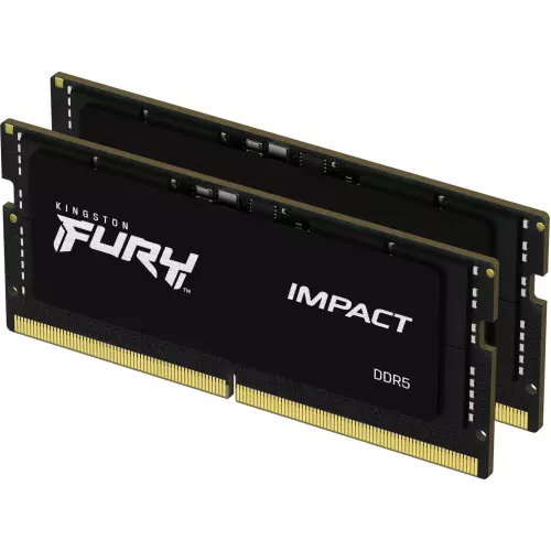 obrázek produktu Kingston Fury Impact SODIMM DDR5 32GB 4800MHz - černá