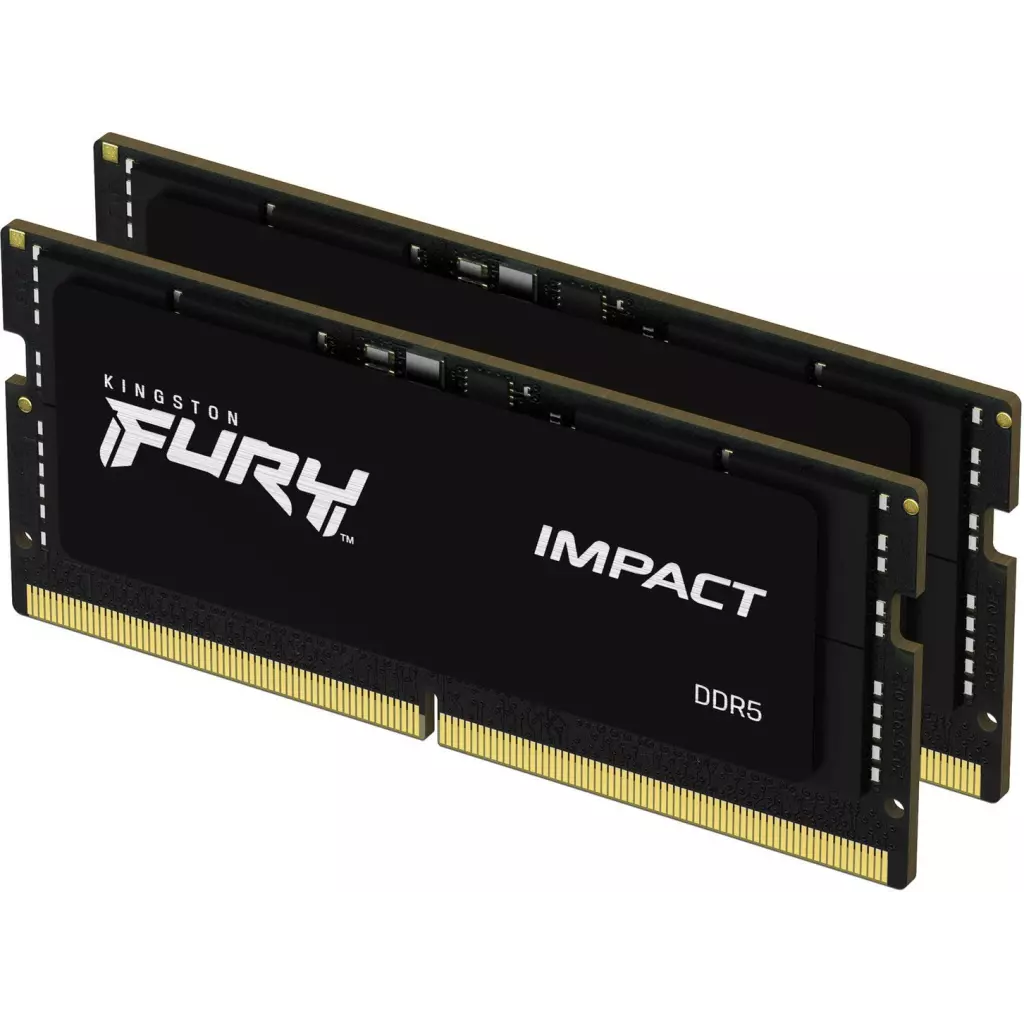 Obrázek produktu Kingston Fury Impact SODIMM DDR5 64GB 4800MHz - černá