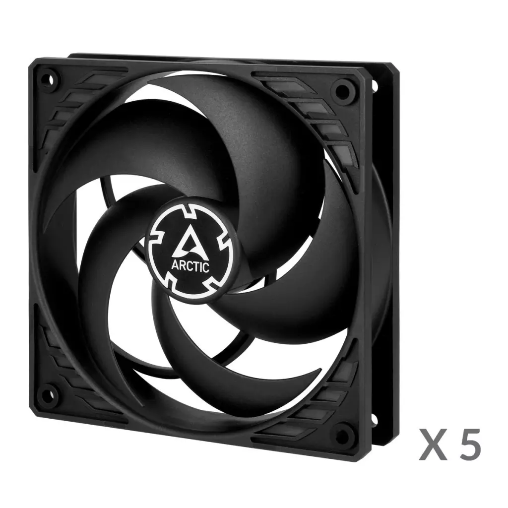 Obrázek produktu ARCTIC P12 PWM PST Black - Value Pack (5ks)
