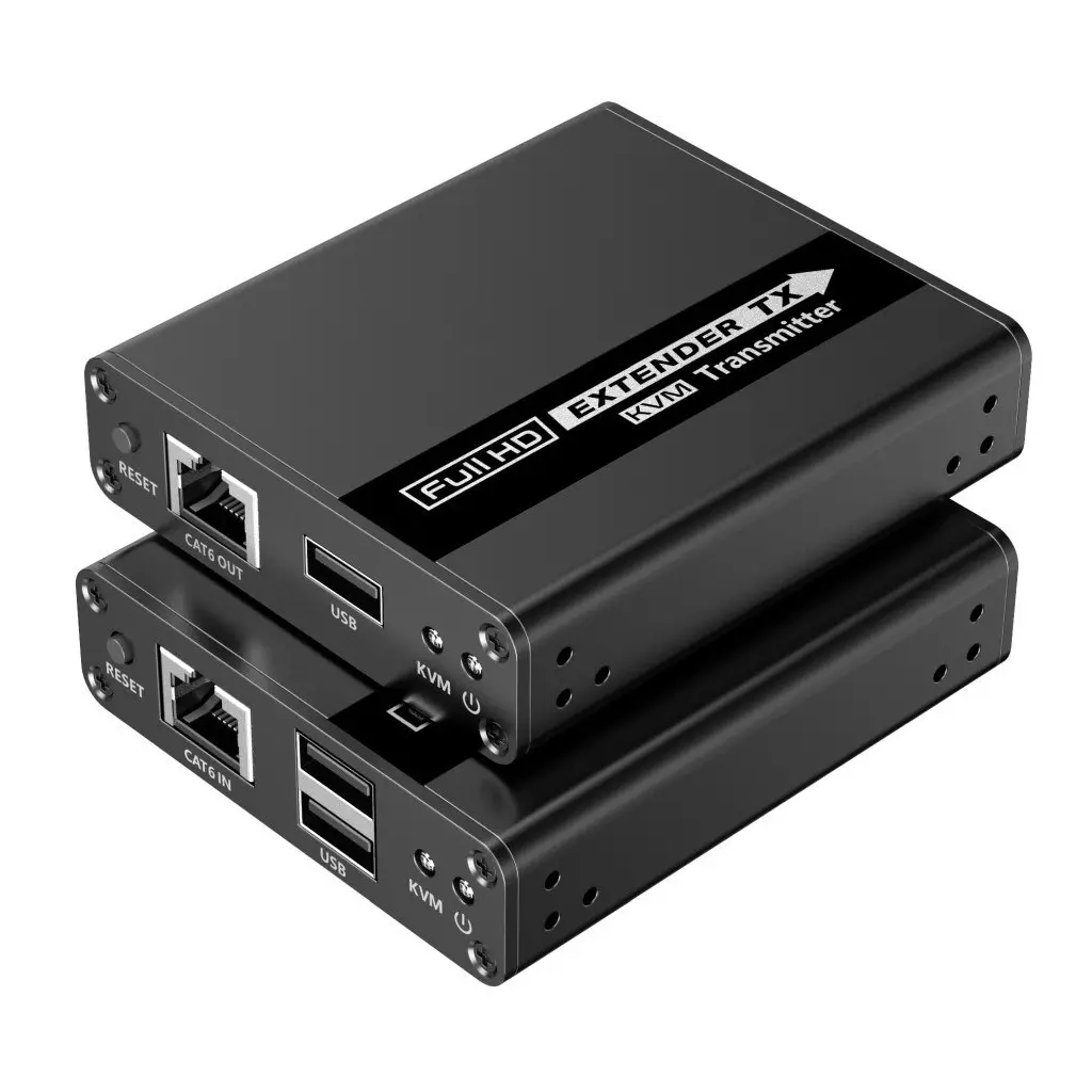 Obrázek produktu PremiumCord HDMI KVM extender 4K a FULL HD 1080p na 70m s přenosem USB