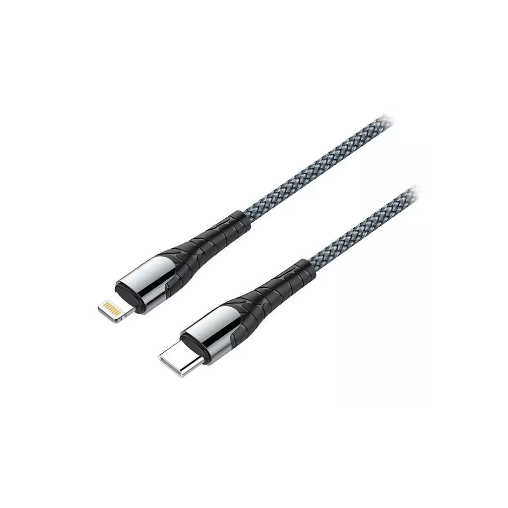 Obrázek produktu ColorWay USB-C na Lightning kabel 1m, šedý