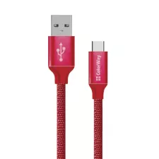 obrázek produktu ColorWay USB-C kabel 2m 2.4A, červená