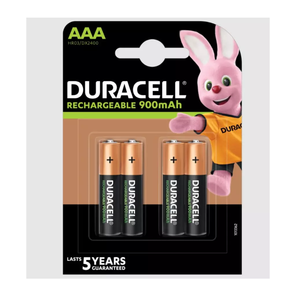 Obrázek produktu Duracell Rechargeable nabíjecí baterie, 900mAh, 4 ks (AAA)