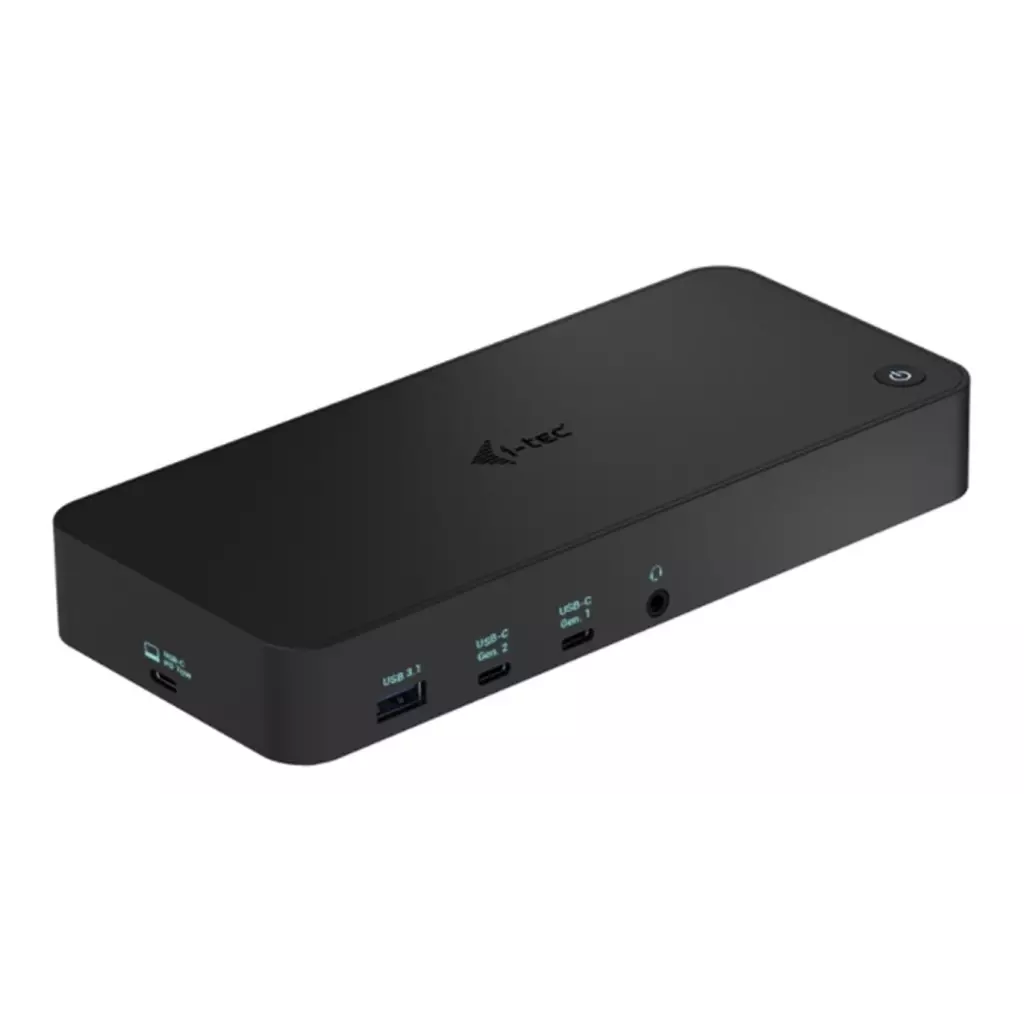 Obrázek produktu i-tec USB 3.0 / USB-C / Thunderbolt, 3x 4K Docking Station, Power Delivery 100W - černá