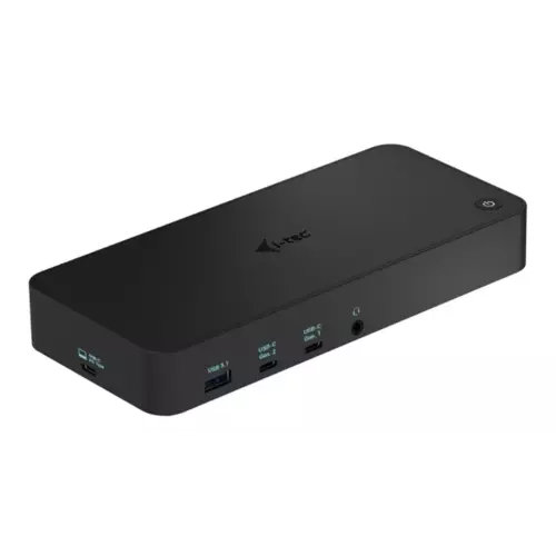 obrázek produktu i-tec USB 3.0 / USB-C / Thunderbolt, 3x 4K Docking Station, Power Delivery 100W - černá