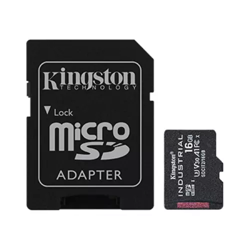 obrázek produktu Kingston microSDHC 16GB Industrial + SD adaptér