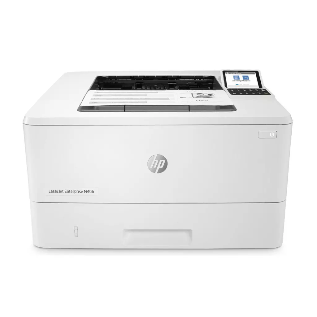 Obrázek produktu HP LaserJet Enterprise M406dn tiskárna, A4, duplex, černobílý tisk, (3PZ15A)