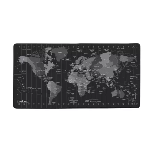 obrázek produktu Natec podložka pod myš Time Zone Map, 400x800mm