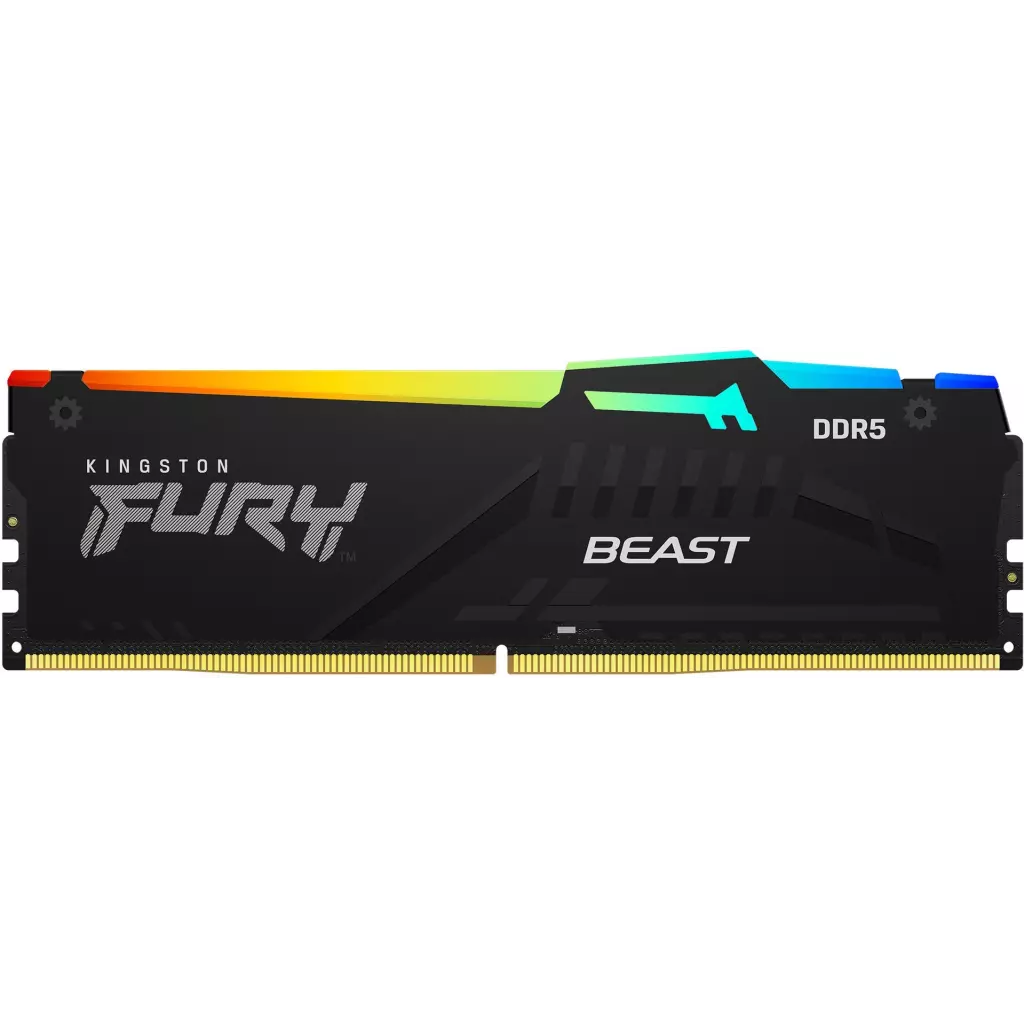 Obrázek produktu Kingston Fury Beast DIMM DDR5 32GB 5200MHz RGB - černá