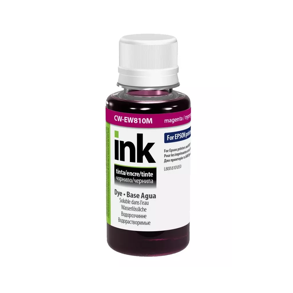 Obrázek produktu ColorWay alternativní inkoustová náplň pro EPSON / C13T67334A10/ L800/ L805/ L810/ L850/ L1800/ 100ml/ Magenta