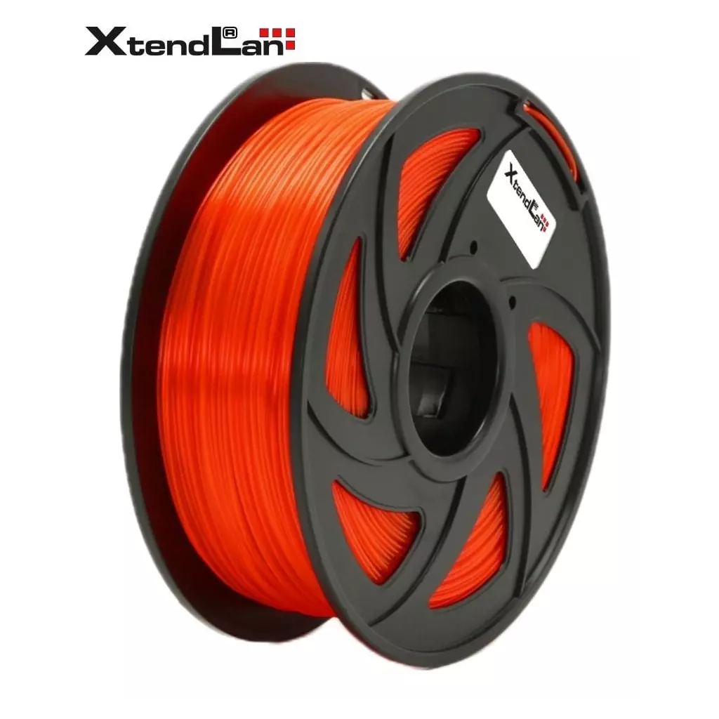 Obrázek produktu XtendLAN PETG filament 1,75mm průhledný oranžový 1kg