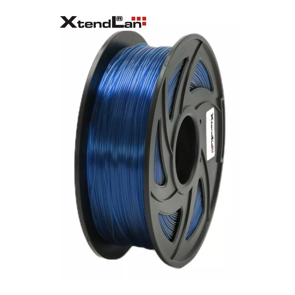 Obrázek produktu XtendLAN PLA filament 1,75mm průhledný modrý 1kg
