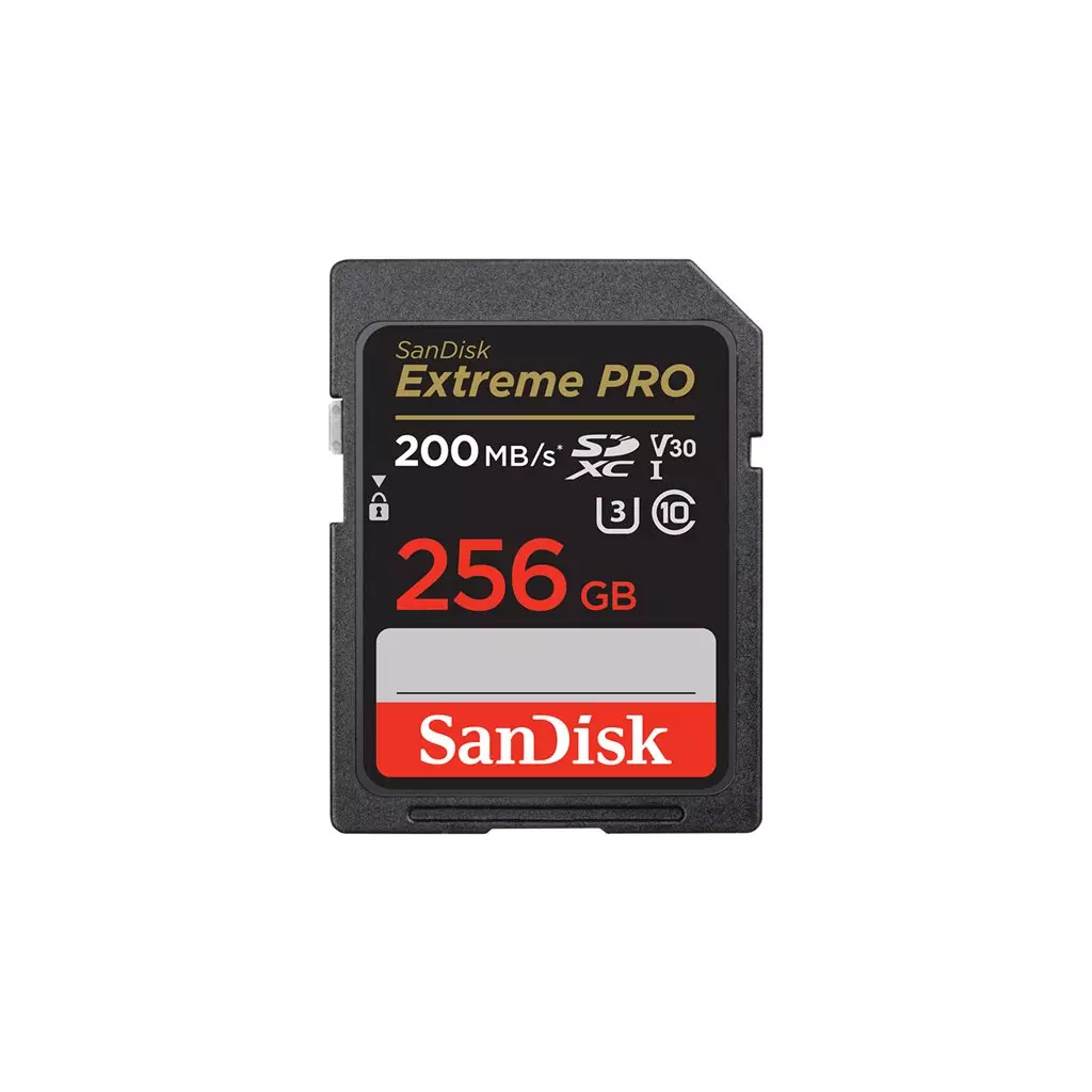 Obrázek produktu SanDisk Extreme Pro SDXC 256GB 200 MB/s C10 V30 UHS-I U3
