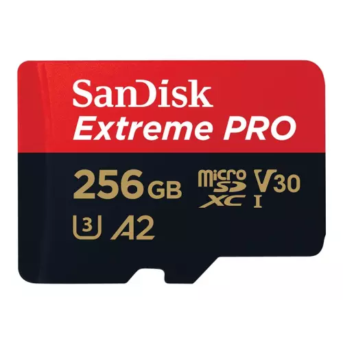 obrázek produktu SanDisk microSDXC 256GB Extreme PRO + Rescue PRO Deluxe + SD adaptér