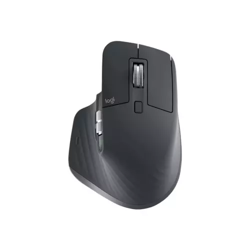 obrázek produktu Logitech MX Master 3S Graphite, bezdrátová myš, Logi Bolt, USB/Bluetooth - šedá - grafitová