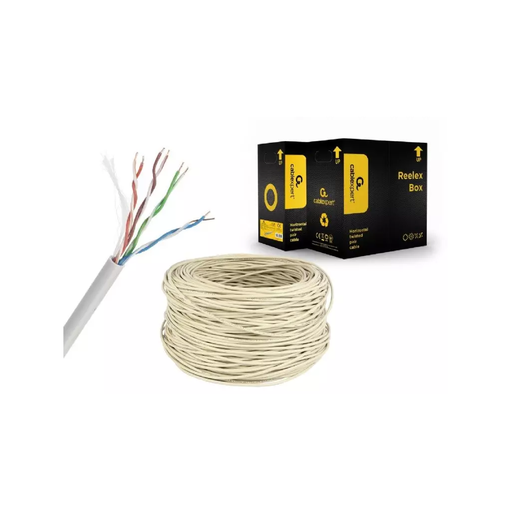 Obrázek produktu Gembird UTP LAN kabel, Cat5e, drát 305m
