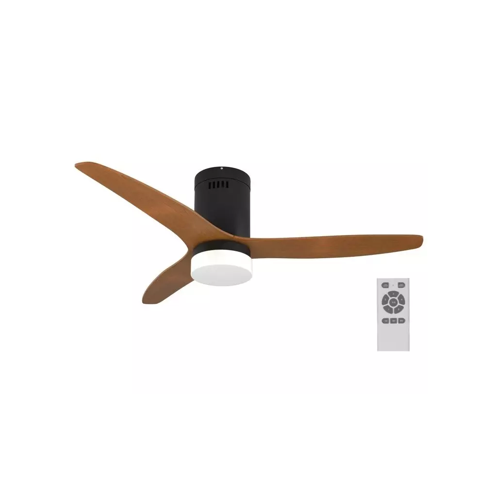 Obrázek produktu IMMAX NEO LITE VENTO SMART stropní svítidlo s ventilátorem 18W TUYA Wi-Fi hnědo-černé