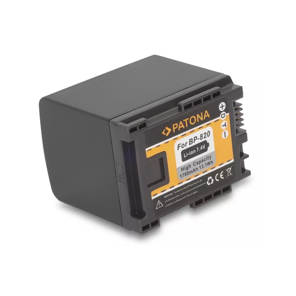 Obrázek produktu PATONA baterie pro digitální kameru Canon BP-820 1780mAh Li-Ion