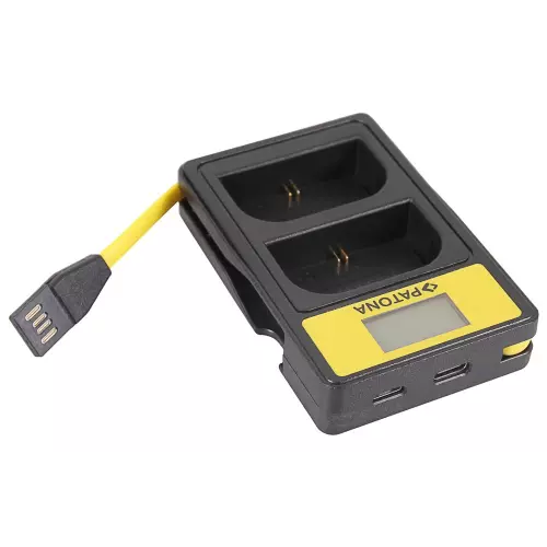 obrázek produktu PATONA nabíječka Foto Dual Canon LP-E6 s LCD,USB