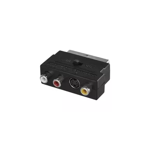 obrázek produktu Redukce SCART na 3x CINCH + SVHS adaptér