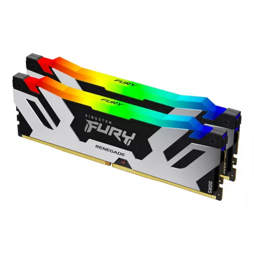 obrázek produktu Kingston Fury Renegade DIMM DDR5 32GB 6400MHz RGB (Kit 2x16GB) - stříbrná