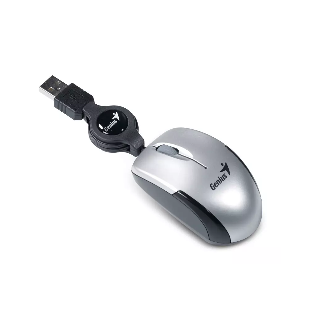 Obrázek produktu Genius Micro Traveler V2, stříbrná - stříbrná