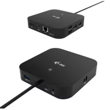 obrázek produktu i-tec USB-C HDMI DP Docking Station with Power Delivery 100W