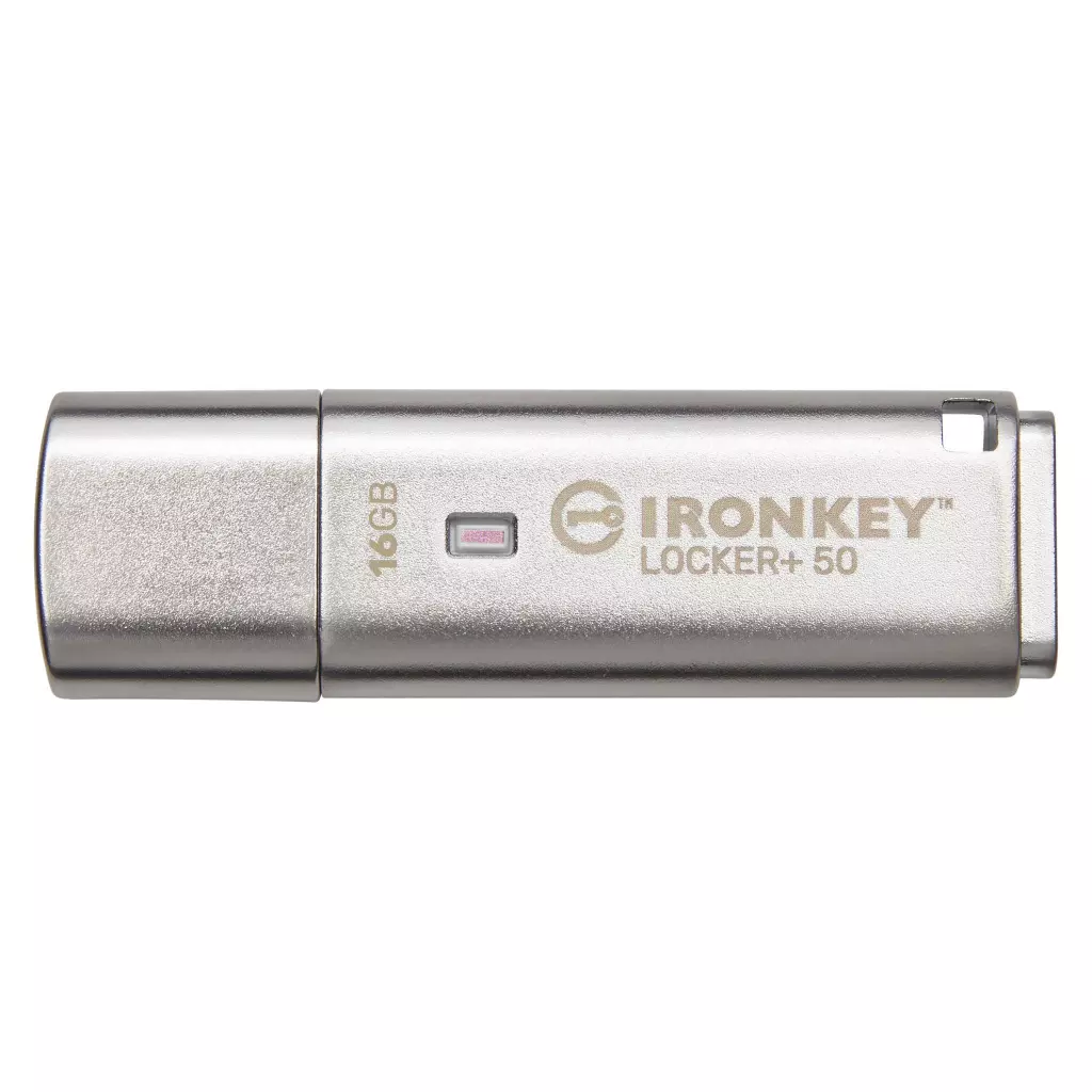 Obrázek produktu Kingston IronKey Locker+ 16GB - stříbrná