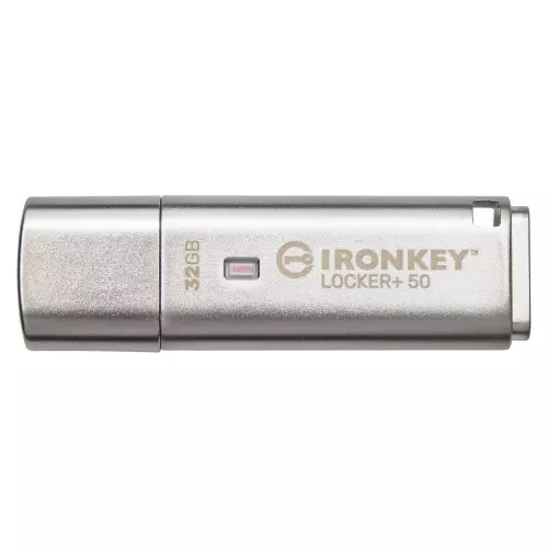 obrázek produktu Kingston IronKey Locker+ 32GB USB 3.2 - stříbrná
