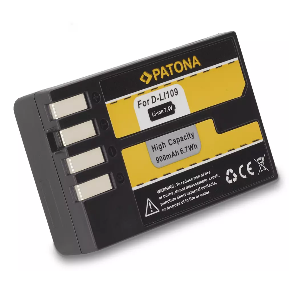 Obrázek produktu PATONA baterie pro foto Pentax D Li109 900mAh Li-Ion