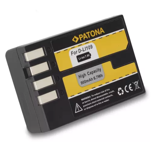 obrázek produktu PATONA baterie pro foto Pentax D Li109 900mAh Li-Ion
