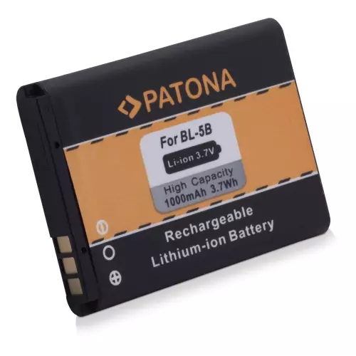 obrázek produktu PATONA baterie pro mobilní telefon Nokia BL-5B 1000mAh 3,7V Li-Ion
