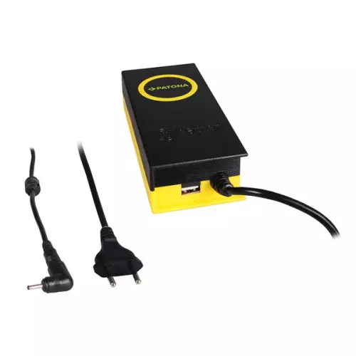 obrázek produktu PATONA napájecí adaptér k ntb/ 19V/4,7A 90W/ konektor 3x1,1mm/ + výstup USB