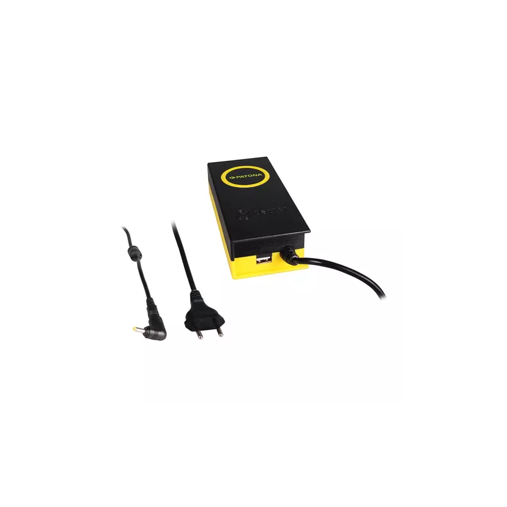 Obrázek produktu PATONA napájecí adaptér k ntb/ 19,5V/4,7A 90W/ konektor 4x1,7mm/ + výstup USB