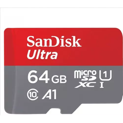 obrázek produktu SanDisk Ultra microSDHC 64GB 140 MB/s UHS-I U1 Class 10 + Adaptér 