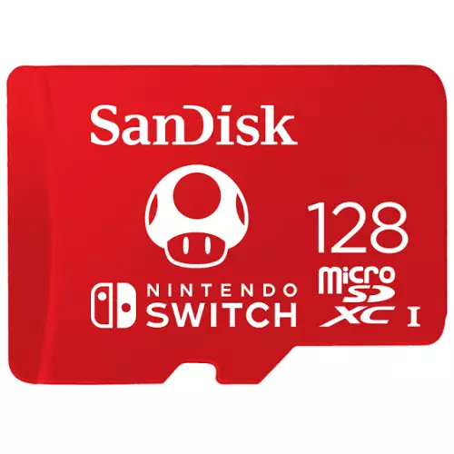 obrázek produktu SanDisk Nintendo Switch microSDXC 128GB 100MB/s UHS-I U3 Class 10