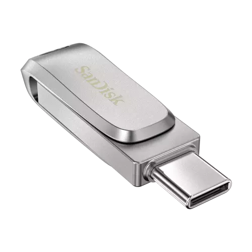 obrázek produktu SanDisk Ultra Dual Drive Luxe USB-C 128GB - stříbrná