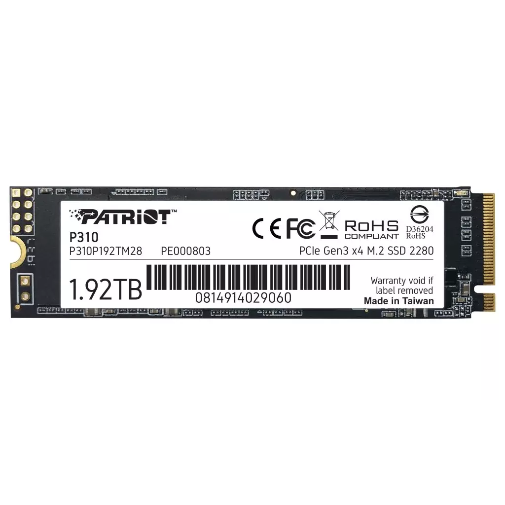 Obrázek produktu PATRIOT P310 1,92TB SSD