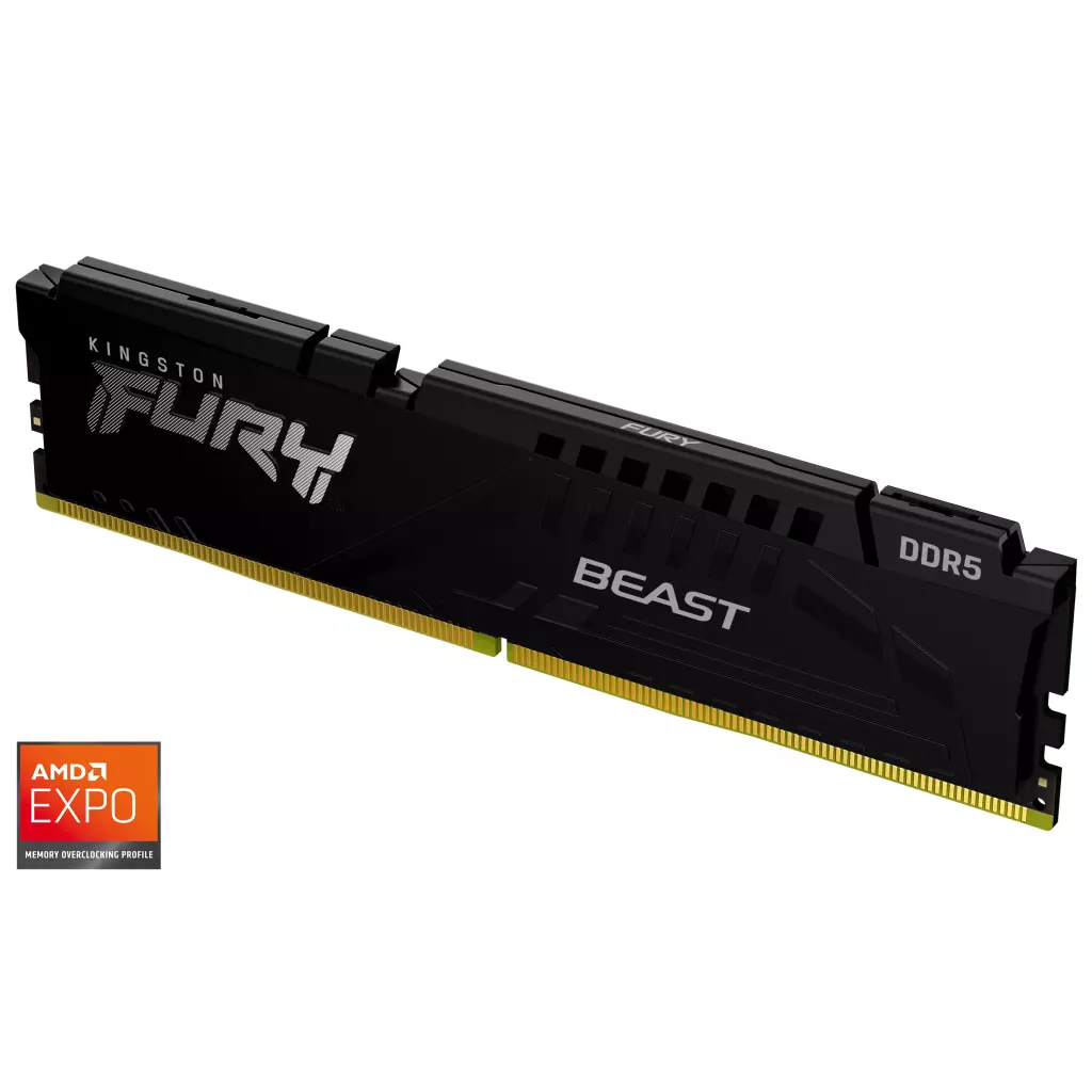 Obrázek produktu Kingston Fury Beast DIMM DDR5 16GB 5600MHz černá - černá