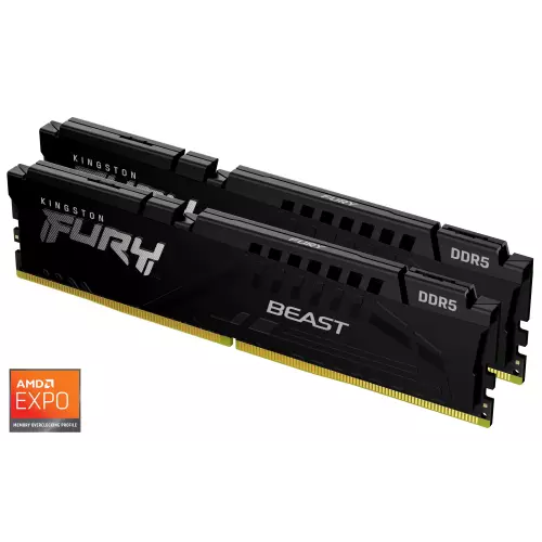 obrázek produktu Kingston Fury Beast DIMM DDR5 32GB 5200MHz černá (Kit 2x16GB) - černá
