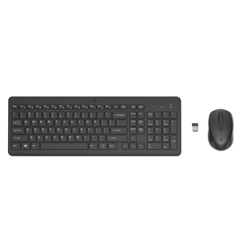 Obrázek produktu HP 330 set klávesnice a myš/bezdrátová/černá Combo (2V9E6AA)