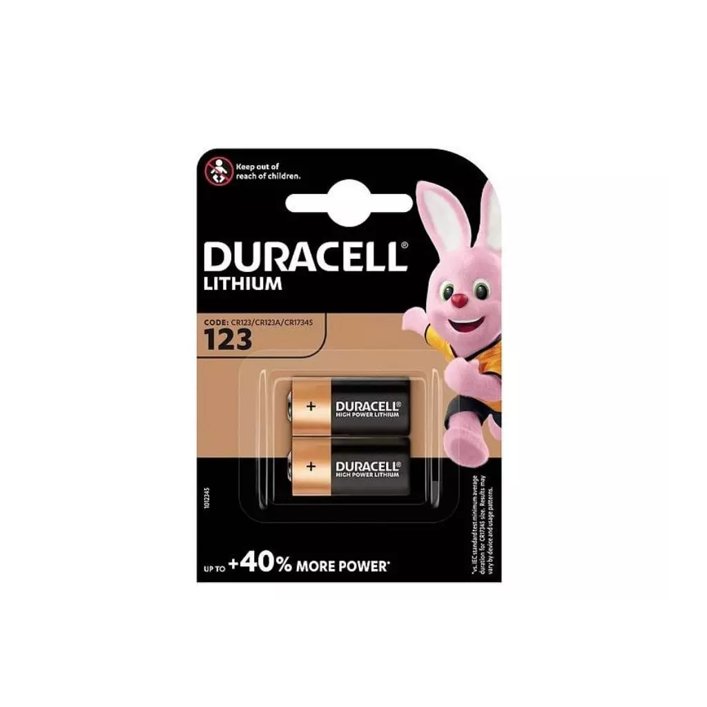 Obrázek produktu Duracell Ultra lithiová baterie, 2 ks (CR123A)