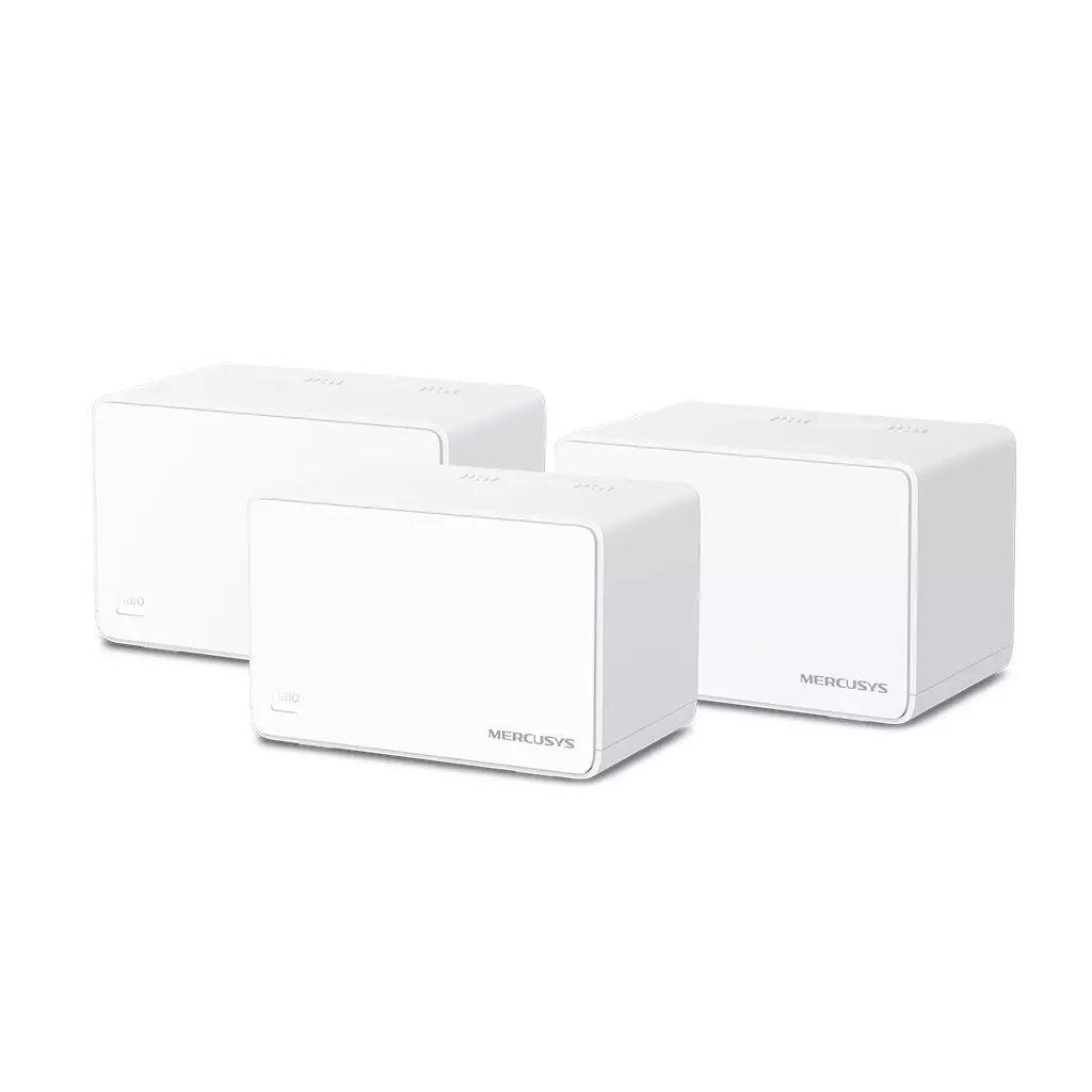 Obrázek produktu Mercusys Halo H80X (3-pack) 3000Mbps Home Mesh WiFi system - bílá