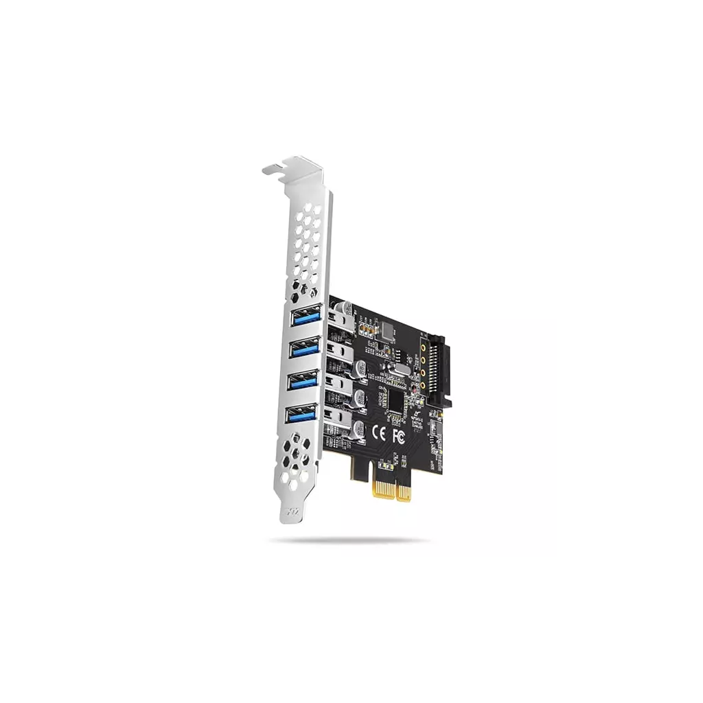 Obrázek produktu AXAGON PCEU-43RS, PCIe řadič, 4x USB 3.2 Gen 1 port, 5 Gbps