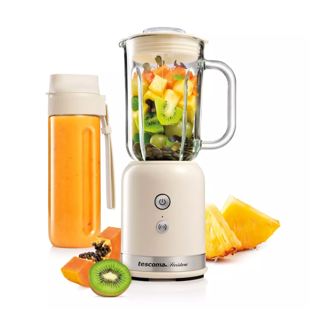 Obrázek produktu Tescoma Smoothie mixér PRESIDENT 0,6 l, smetanová   - krémová