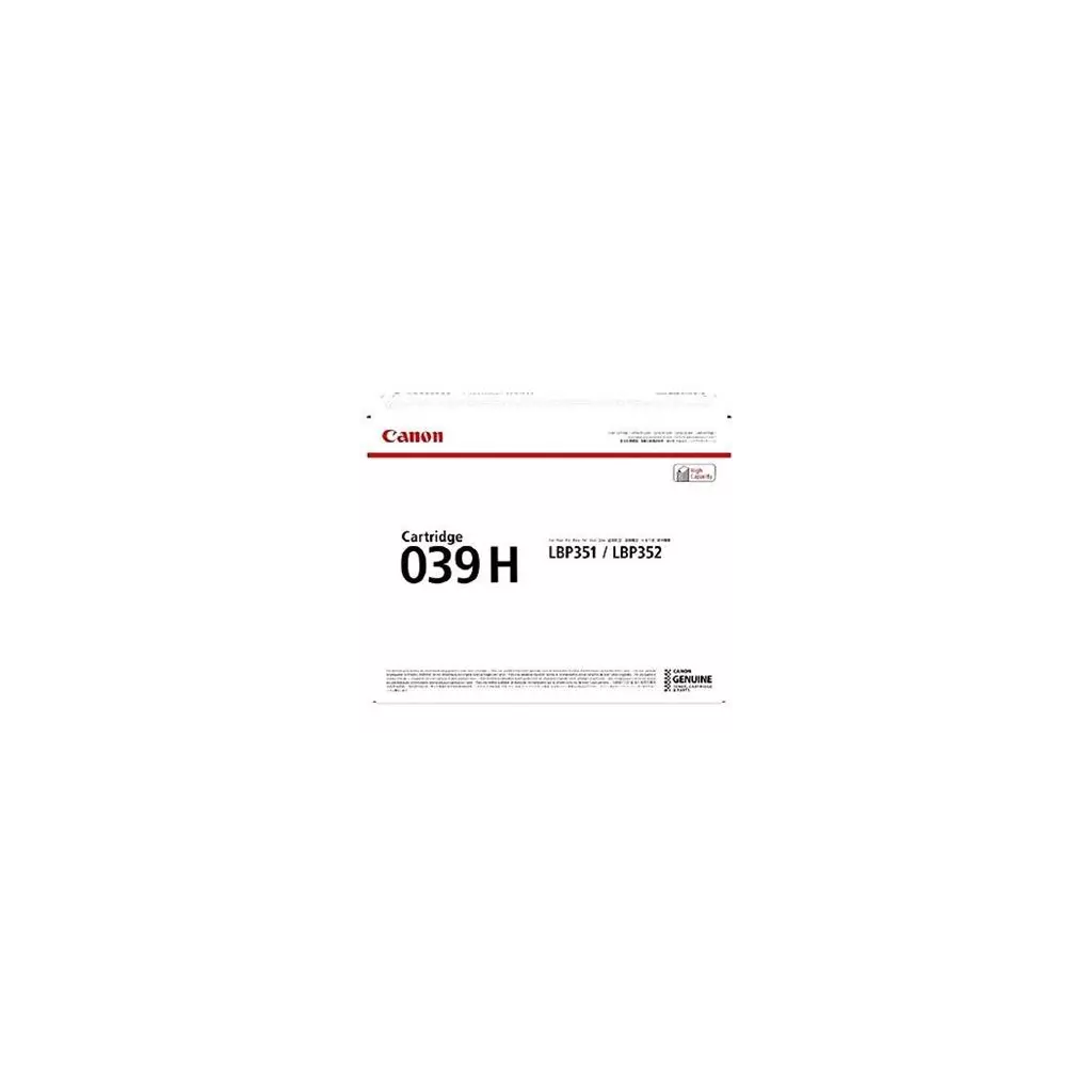 Obrázek produktu Canon cartridge 039H