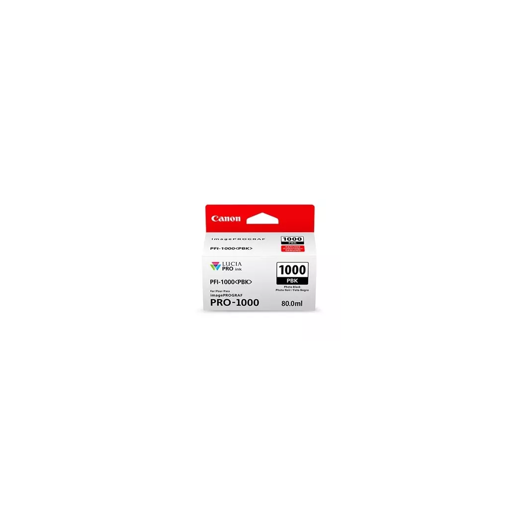 Obrázek produktu Canon cartridge PFI-1000PBK iPF PRO-1000
