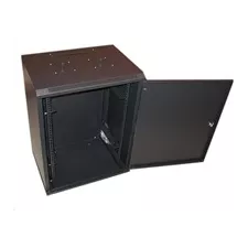 obrázek produktu XtendLan 19\" nástěnný rozvaděč 22U 600x450, nosnost 60kg, plné dveře, svařený, proti vykradení,černý