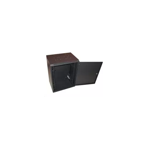 obrázek produktu XtendLan 19" nástěnný rozvaděč 22U 600x450, nosnost 60kg, plné dveře, svařený, proti vykradení,černý
