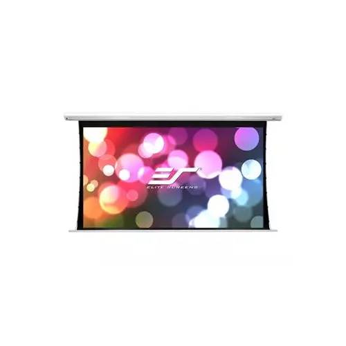 obrázek produktu ELITE SCREENS plátno elektrické motorové 84\" (213,4 cm)/ 16:9/104,6 x 185,9 cm/hliníkový case bílý/12\" drop/Fiber Glass